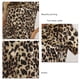 thumbnail image 5 of Conjunto de pijama de manga corta Nikou para mujer cuello vuelto hermoso estampado top de dos piezas pantalones cortos estampado de leopardo amarillo L, 5 of 6