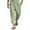 Green, variant on hotojiny Men's Cotton Linen Pants Beach Casual Big and Tall Summer Pants Lightweight Elastic Waist Drawstring Trousers with Pockets