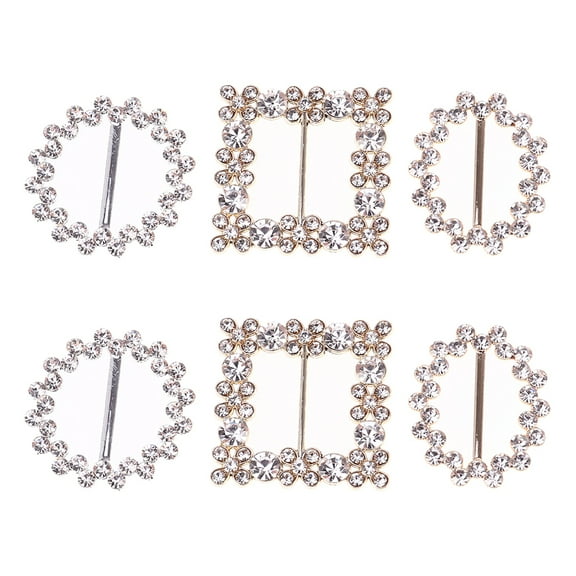 ITSELFER 6Pcs Decorative T-Shirt Clips Chic Clothing Decoration Buckles Knotted Buckles