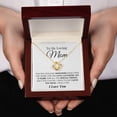 thumbnail image 3 of Heartfelt Mother's Day Gift, Love Knot Necklace, Gift Box Included, 3 of 5