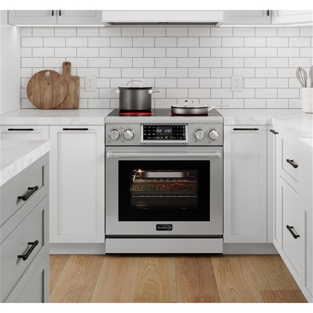 Pemberly Row 30" Electric Professional Range with Tilt Panel & Digital controls