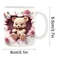 thumbnail image 3 of Nmdmisc Three-dimensional Visuals Effects Mugs Valentine's Day Heart Ceramic Coffee Cup Couple Water Cup for Him or Her,Valentine's Day Gift B, 3 of 7