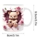 thumbnail image 3 of Tazas con efectos visuales tridimensionales Taza de café de cerámica con forma de corazón para San Valentín Taza de agua para pareja para él o ella Taza de regalo con letras, 3 of 7