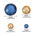 thumbnail image 3 of Efavormart 200Pcs Assorted Navy Blue and Gold Lustrous Faux Pearl Beads Vase Fillers, No Hole DIY Craft Bead Set, 3 of 11