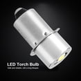 thumbnail image 4 of 2X 1W P13.5S LED Flashlight Bulb, 100-110LM 2700-7000K Replacement Bulb Torch Lamp Emergency Work Light(3V), 4 of 4