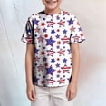 thumbnail image 2 of NOLDARES Toddler Little Boys Clothes Short Sleeve Crewneck T-Shirts Top Tee Size for 2-6 Years(White,12-13 Years), 2 of 4