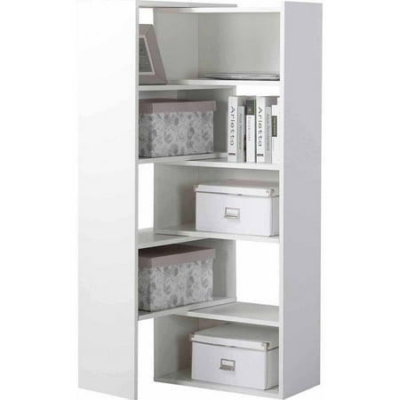 Homestar Flexible and Expandable Shelving Console, White