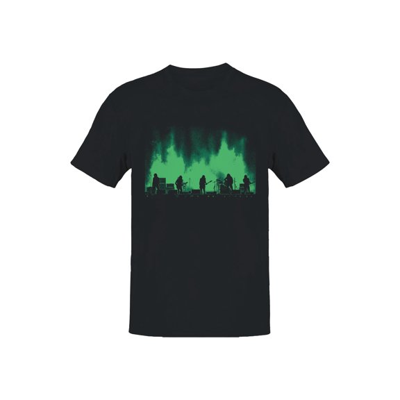 Electric Rock Concert Silhouette Men's T-shirt