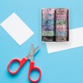thumbnail image 3 of Juego Cintas Adhesivas Artista para Coleccionistas Arte 12/24 Rollos Washi Flores Reutilizables, 3 of 8