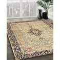 thumbnail image 3 of Ahgly Company Machine Washable Indoor Rectangle Traditional Brown Area Rugs, 6' x 9', 3 of 7