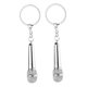 thumbnail image 5 of unbranded 2Ud Accesorios Llavero Microfono Plateado Para Organizar Llaves Y, 5 of 8