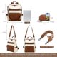 thumbnail image 4 of Mochila AGLOD Leather para mujer beige/marrón, 4 of 7