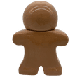 thumbnail image 5 of Holiday Time 57-Oz Gingerbread Man Glazed Earthenware Ceramic Treat Jar with Lid, Multicolor, 5 of 5