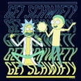 thumbnail image 2 of Men's Rick And Morty Get Schwifty Dance  Graphic Tee Navy Blue Large, 2 of 5