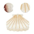thumbnail image 4 of Unique Bargains 1 Pc Fashion Scallop Hair Clips for Home Beige, 4 of 5