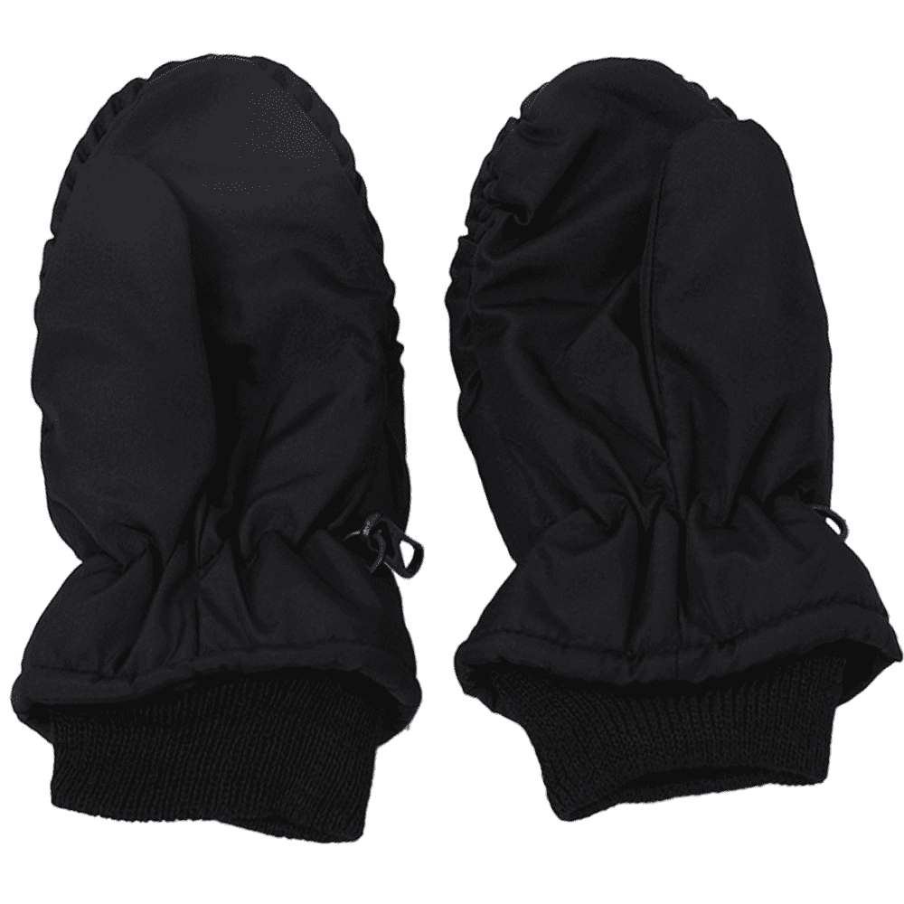 Children's Simple Safety Waterproof Winter Snow Ski Gloves,Black