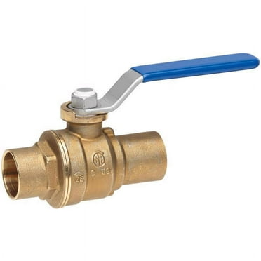 ProLine 1/2 In. SWT x 1/2 In. SWT Brass Ball Valve 107-453NL
