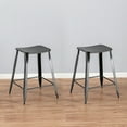 thumbnail image 6 of ACEssentials Lennon 'Saddle Backless Counter Stool, 6 of 8