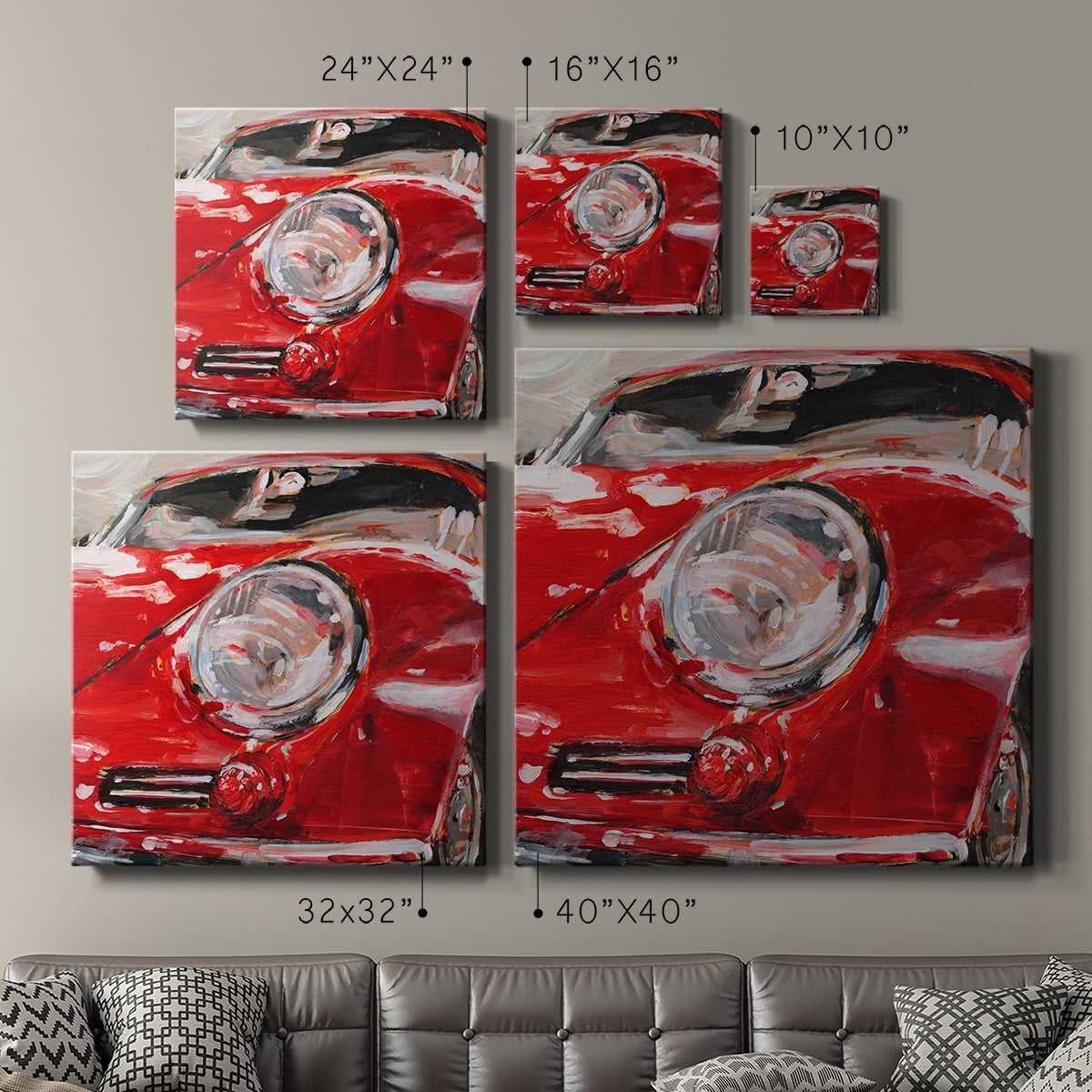 Wexford Home Sportscar Collection I-Premium Gallery Wrapped Canvas, 16" x 16" - Ready to Hang