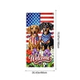 thumbnail image 3 of Independence Day Door Curtain Hanging Cloth Background Decoration, 180 x 90 cm Multicolor, Nylon Spandex with Rope, 1 Panel, 3 of 6