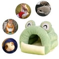 thumbnail image 4 of vnanda Rebound Without Collapse Pet Bed Cozy Hamster Sleeping Nest Non-deformation Breathable Warm Super Soft Fabric Cute Hamster Cotton House Hamster Nest, 4 of 8