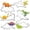 F001- Multicolor, variant on Stainless Steel Baking Set, Cookie Cutters for Kids, Animal Cookie Cutters, Cookie Cutters Shapes, 2.5X2 in, Dinosaur Party Favors, 6 Pc, Fondant Work