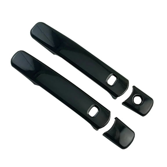 1 Pair Exterior Smart Door Handle Cover Trim Fit for Infiniti G37 Coupe Convertible IPL 2008 2009 2010 2011 2012 2013 Black ABS