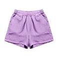 thumbnail image 6 of Enjoytime Outfits for Women Solid Color Sleeveless Tank Tops with Shorts 2 Piece Set Summer Travel Casual Plus Size Lounge Sets, 6 of 7