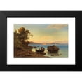 thumbnail image 2 of Max Schmidt 24x16 Black Modern Framed Museum Art Print Titled - Coastal Landscape with Amazons, 2 of 5