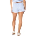 thumbnail image 3 of Celebrity Pink Women's and Women's Plus Ruffle Trim Pull On Shorts, Sizes XS-XXXL, 3 of 4