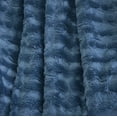 thumbnail image 2 of Madeline Sherpa Throw Indigo, 2 of 3