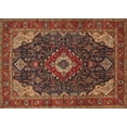thumbnail image 1 of Ahgly Company Indoor Rectangle Traditional Saffron Red Medallion Area Rugs, 6' x 9', 1 of 6