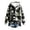 White, variant on JIAYUE Women Pullover Hoodie Long Sleeve Patchwork Monster Face Print Sweatshirt With Pocket for Daily Travel