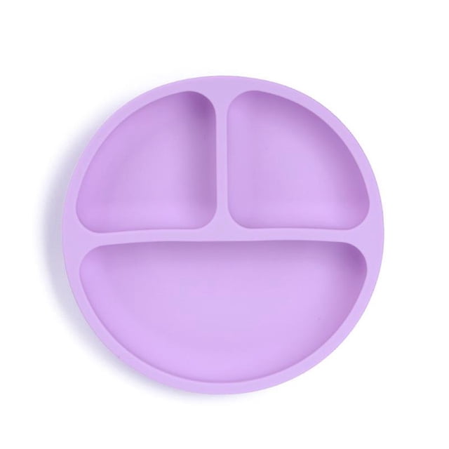 Platos para niños Tazón de silicona con ventosa para bebé Plato con cara sonriente Juego de vajilla para bebé con cara sonriente Plato para niños