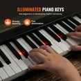 thumbnail image 4 of VEVOR 61 Key Folding Keyboard Piano Portable Foldable Piano Bluetooth MIDI Black, 4 of 9