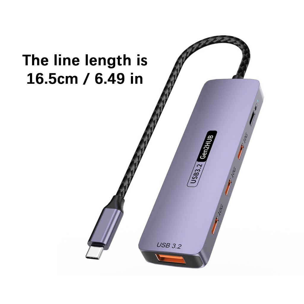 USB 3.2 Type C Hubs 10Gbps PD100W 140W Fast Charging 4K 60Hz HDTV Adapters For Computer Tablets External Drive