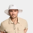 thumbnail image 2 of MISSION Cooling UPF Bucket Hat - Unisex Sun Hat for Hiking, Golfing & Fishing - Sweat & Water Activated Technology - White, 2 of 6