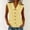 Yellow, variant on Womens Gingham Sleeveless Blouse Button Down Loose Fit Plaid Fashion Tank Top Trendy Collared Casual Summer Office Vacation Shirt, Black L