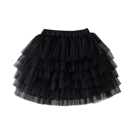 

Girls Toddler Dresses Summer Little Child Short Ballet Tulle Tutu Skirt Mesh Short Skirt Princess Performance Skirt Sweet Skirt For 3-4 Years