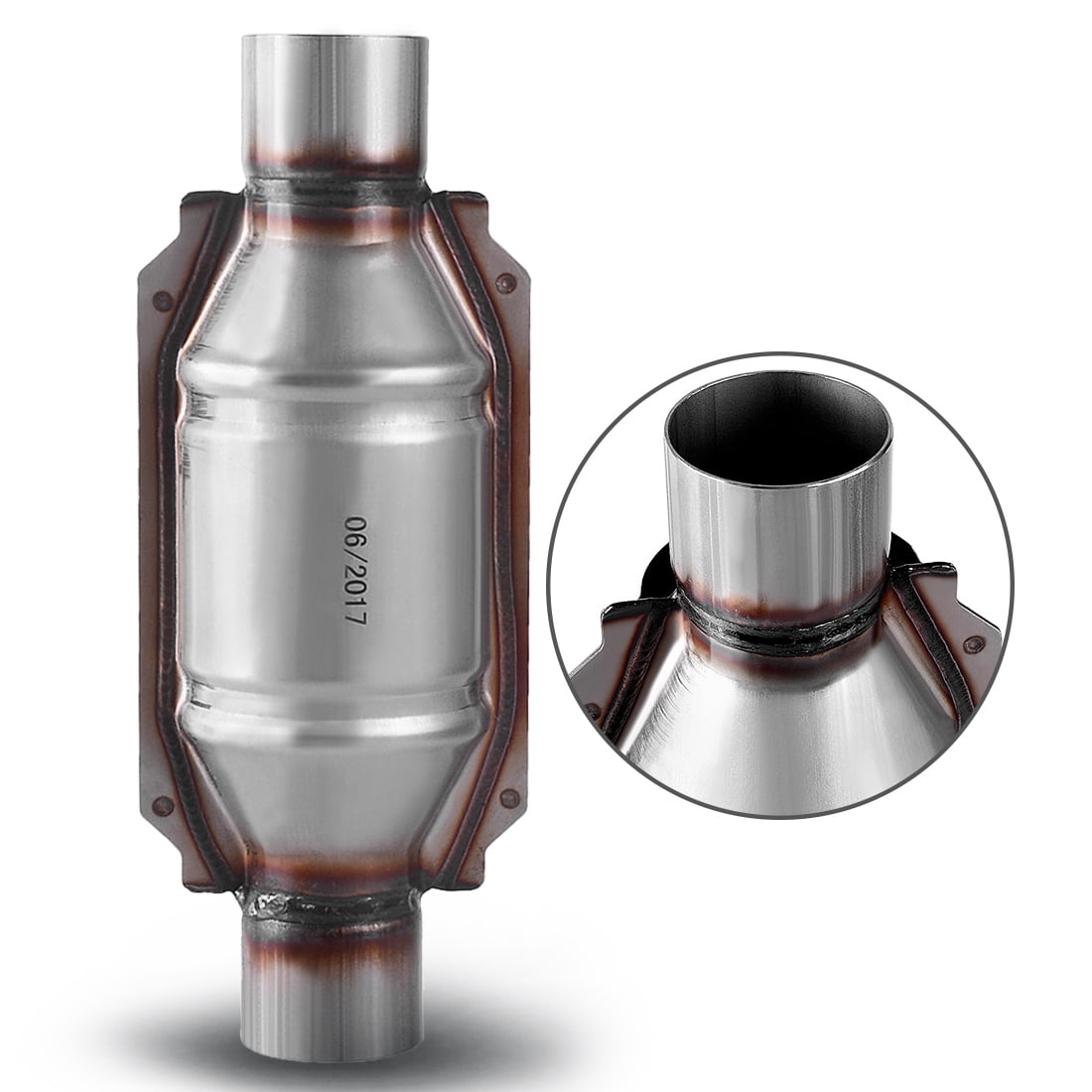 Inlet Outlet Universal Catalytic Converter W O Port And Heat My XXX