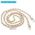 thumbnail image 2 of Uxcell 55 Inch Purse Chain Strap, Bag Chains Shoulder CrossBody Replacement for Handbags, Pink/Gold, 2 of 5