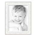 thumbnail image 2 of ArtToFrames 15" x 20" Majestic White Picture Frame, 15x20 inch Silver Wood Poster Frame (WOM-5198),  Pack, 2 of 7