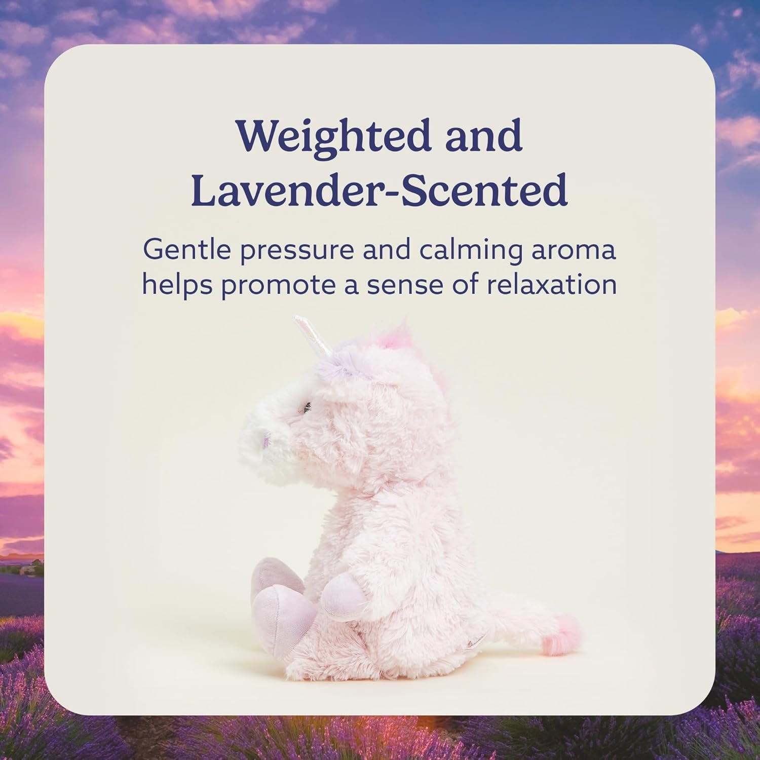 Warmies 13-Inch White Unicorn Heated Plush Toy photo 2