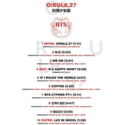 BTS - O!Rul8 2? (Incl. 74-page booklet, two photocards and folded poster) - Music & Performance - CD