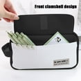 thumbnail image 5 of HOARBOEG Flip Style Design Pen Case Multi-Layer Pencil Case, Extra Pockets for Organization, Black Cloth Pencil Pouches Compact Size for Backpacks & Travel, 5 of 5