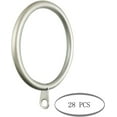 thumbnail image 2 of MERIVILLE 28 pcs 2-Inch Inner Diameter Metal Curtain Rings with Eyelets (Set of 28, Pewter), 2 of 2