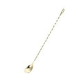 thumbnail image 3 of LEORX Premium Stainless Steel Bar Spoon Golden Color Long Handle for Kitchen and Beverage Mixing, 3 of 7
