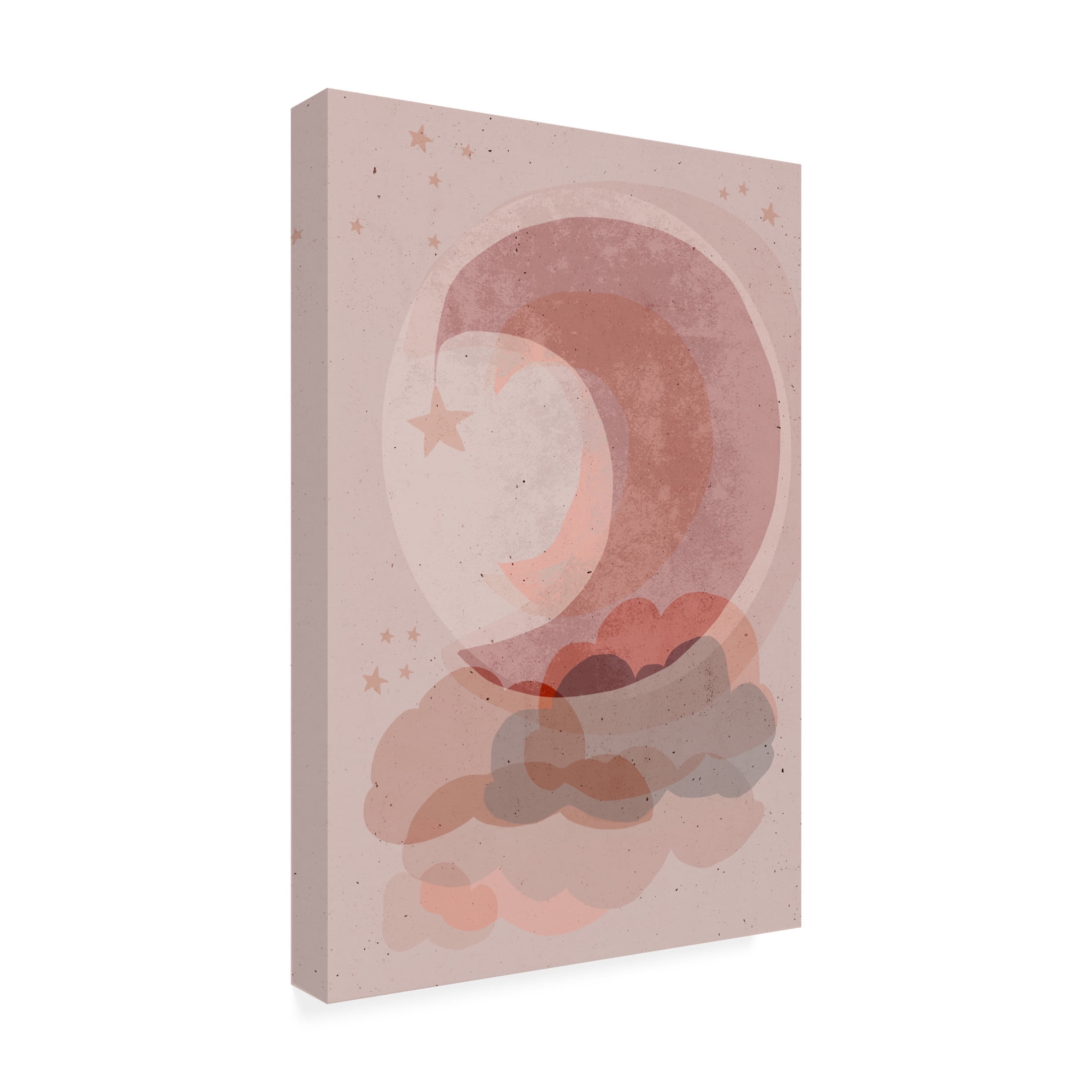 Canvas Wall Art - Treechild 'Gentle Moon' Wall Art for Living Room, Bedroom, or Office D?cor by Trademark Fine Art - 12 x 19 Inches