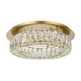 thumbnail image 3 of Monroe LED light gold Flush mount Clear Royal Cut Crystal, 3 of 4