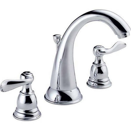 - Delta Windemere Two Handle 8 in. Widespread Lavatory Faucet in Chrome B3596LF